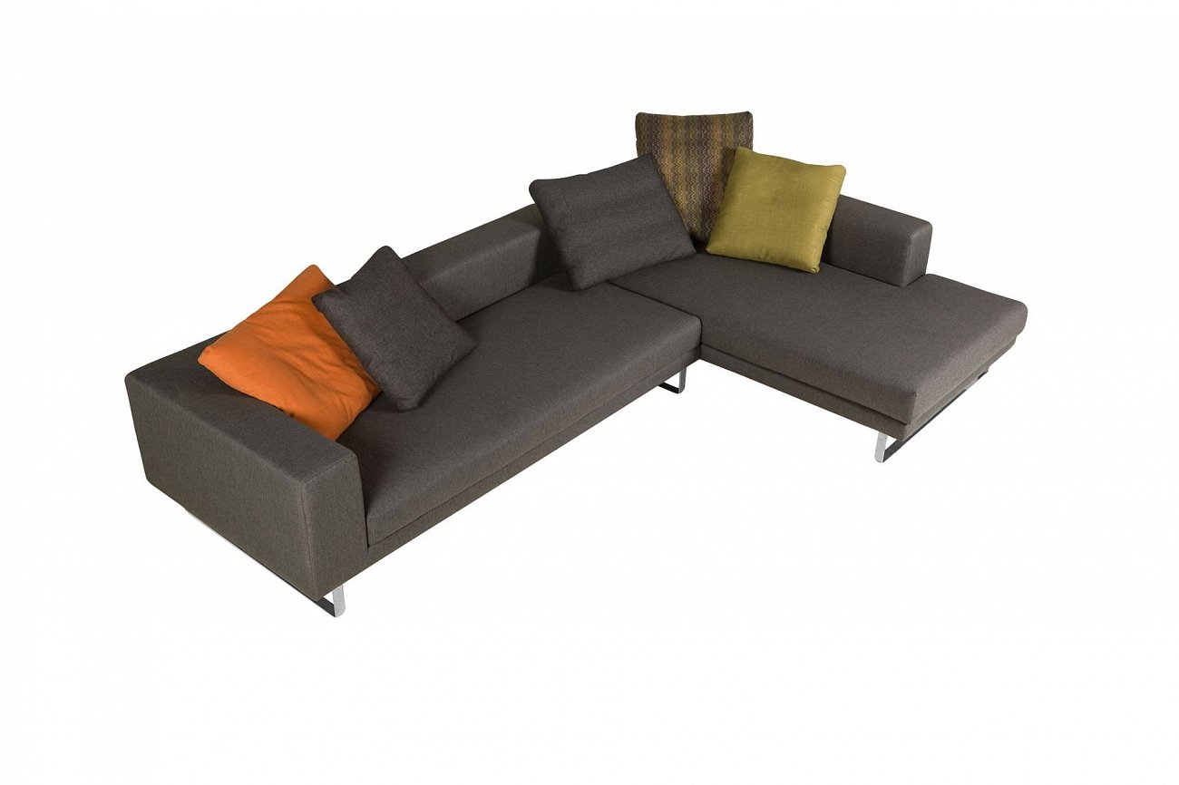 Диван Linnea трехместный угловой темно-серый SITS ДИЗАЙНЕРСКИЕ, LINNEA 192114 Серый  - Вид №5
