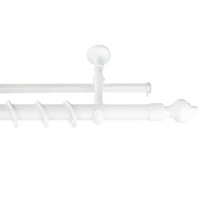 Двухрядный карниз DOMLEGRAND Кантри 240 см для элегантного оформления окон 89431388