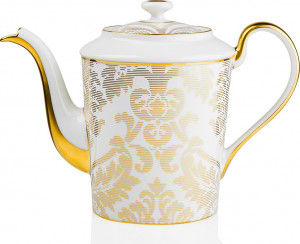 10626595 Haviland Чайник/кофейник 1,15л "Дамасский узор" (золотой) Фарфор, Керамика