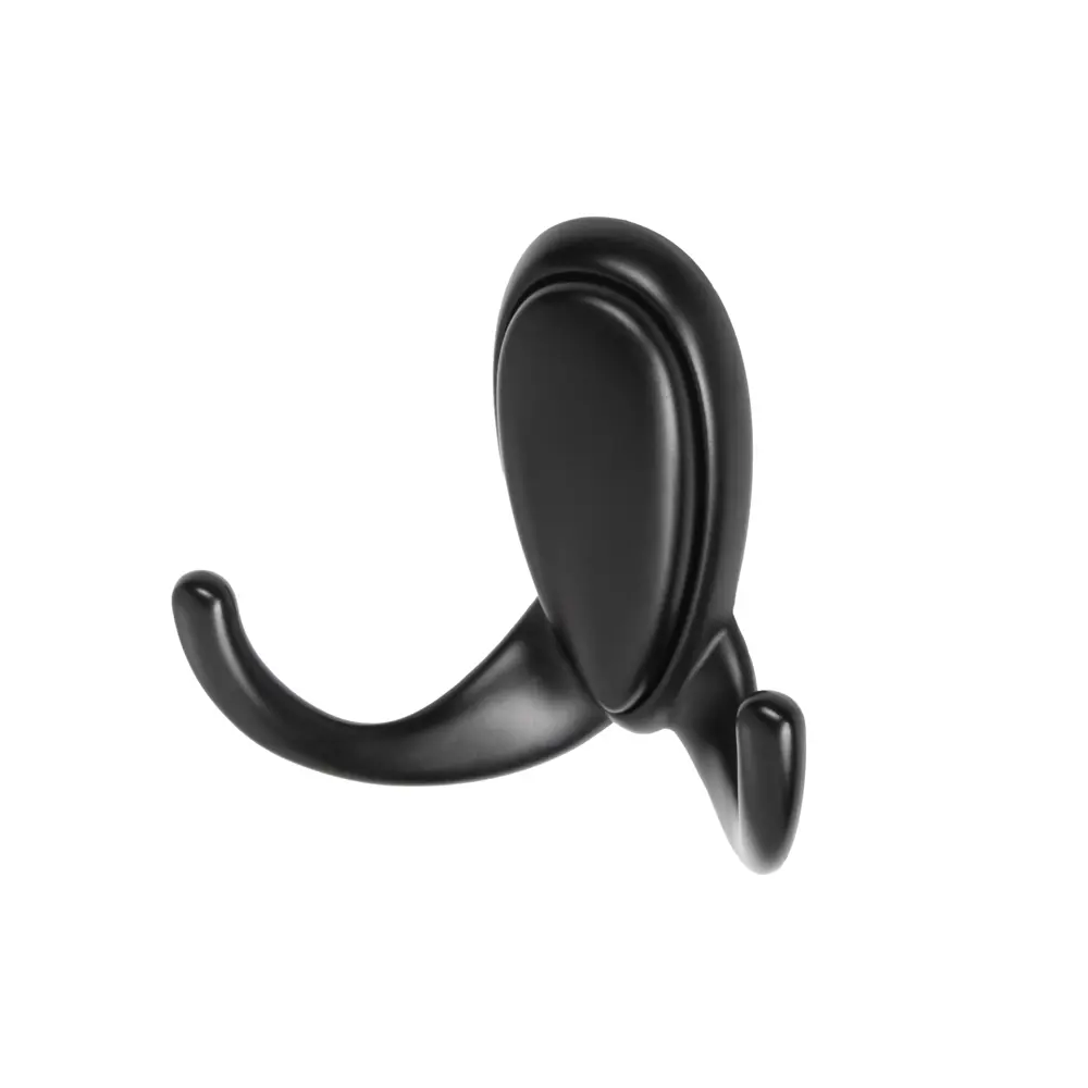 Мебельный крючок N00-N00-MB 13 см ЦАМ черный EDSON STLM-2080507