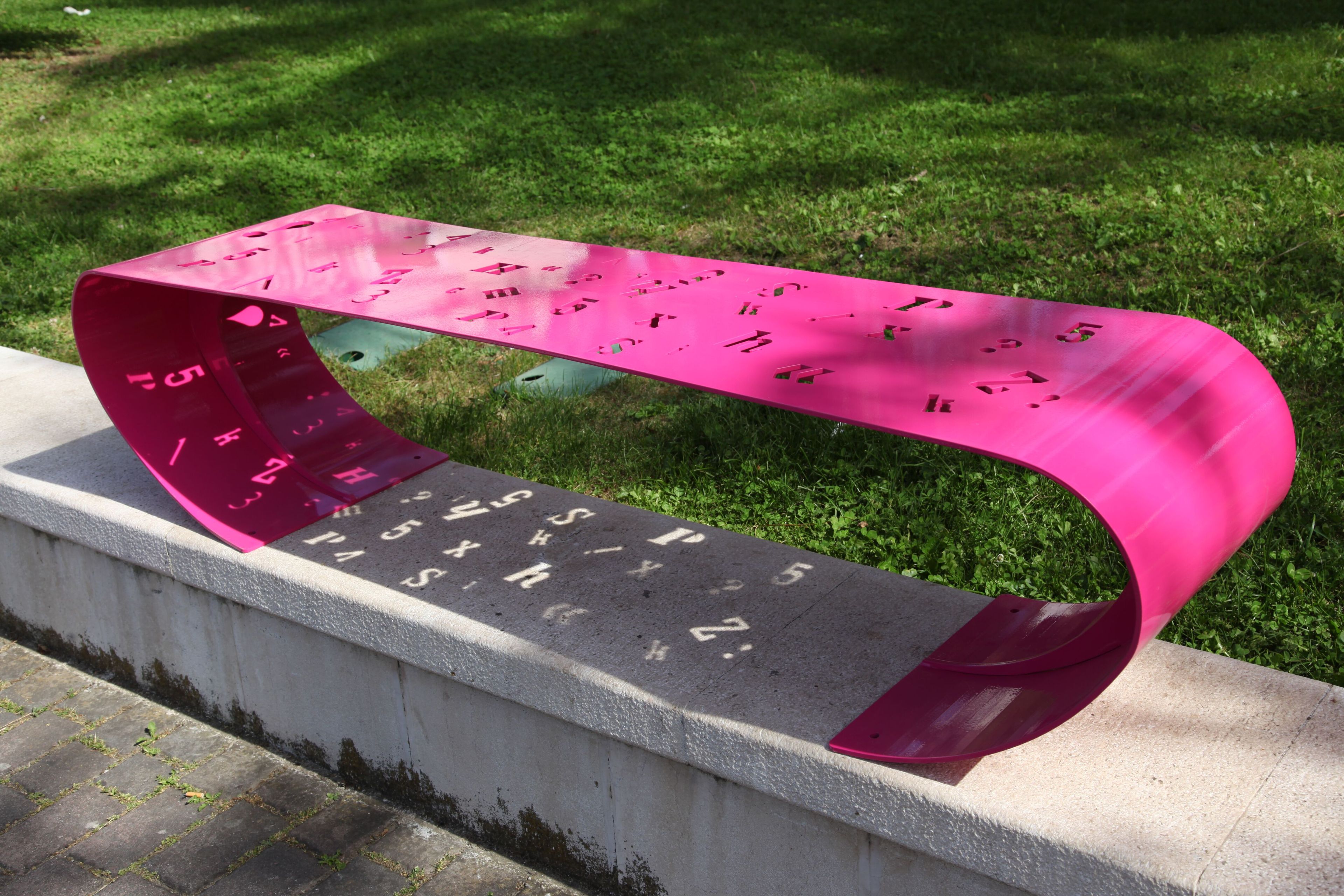 Стальная скамья без спинки CITYSì Alfa ARCH-00006637 - Вид №7