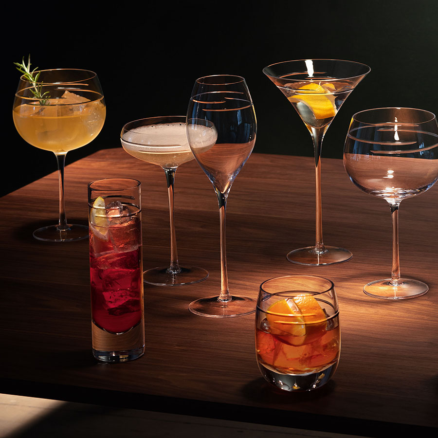 G730-11-408 Набор из 2 бокалов для шампанского signature verso 300 мл LSA International  - Вид №1