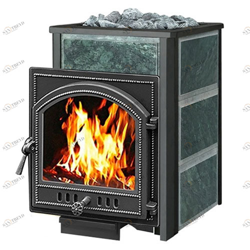 Печь для бани Везувий Легенда 22 (205) Змеевик чугунная 5282