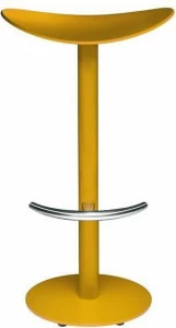 ENEA Высокий табурет из стали и сиденья из полипропилена Coma