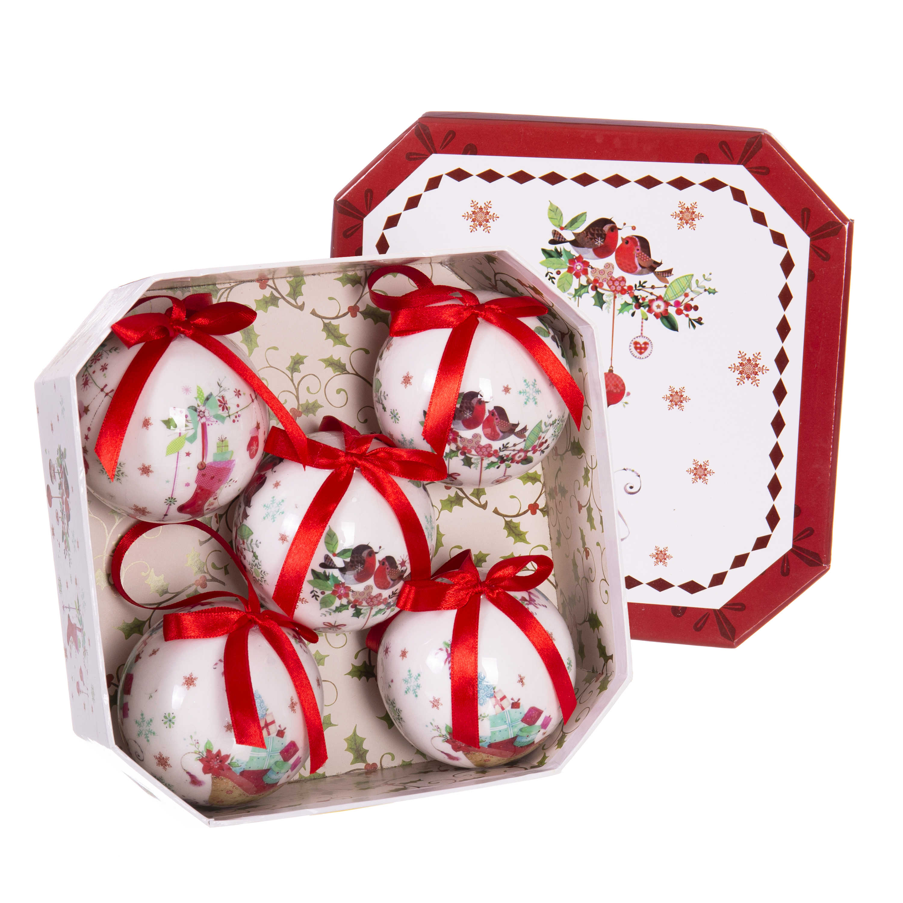 DZ-116-393 ЕЛОЧНАЯ ИГРУШКА, НАБОР 5 ШТ TO4ROOMS  - Вид №1