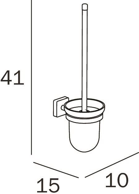 INDA® Настенная щетка из матового стекла Forum quadra A30140 - Вид №1