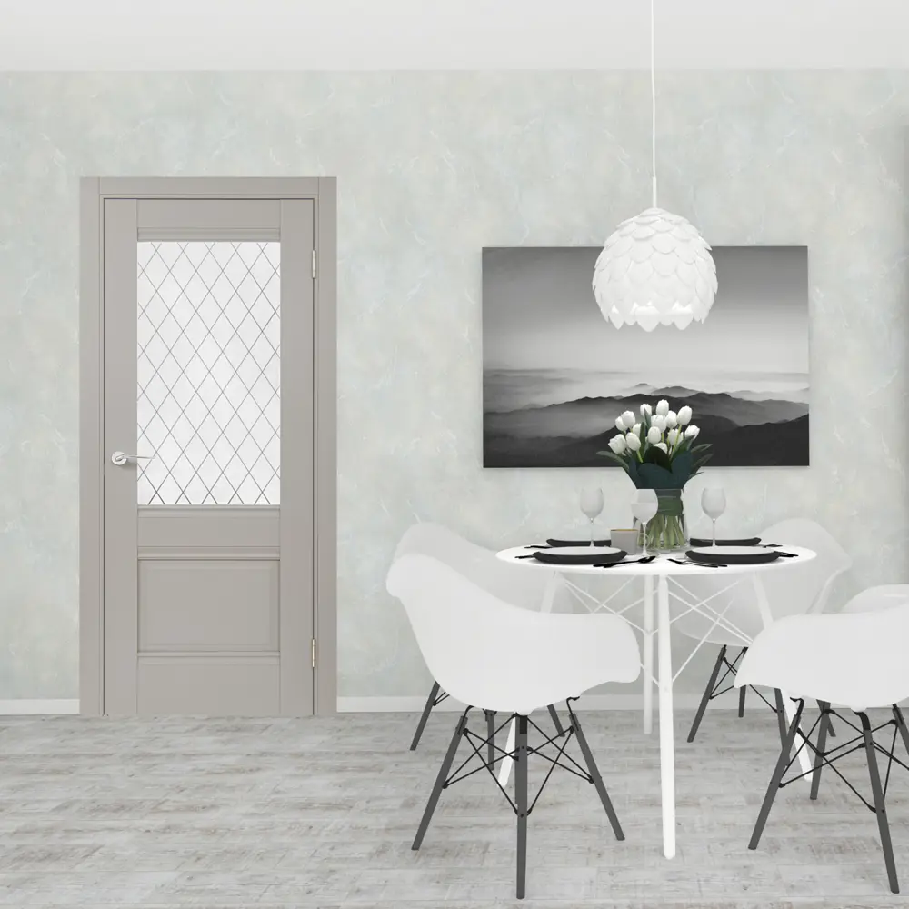 PORTIKA Дверь межкомнатная Классико-43 с художественным стеклом 85486302 STLM-0063136 - Вид №5