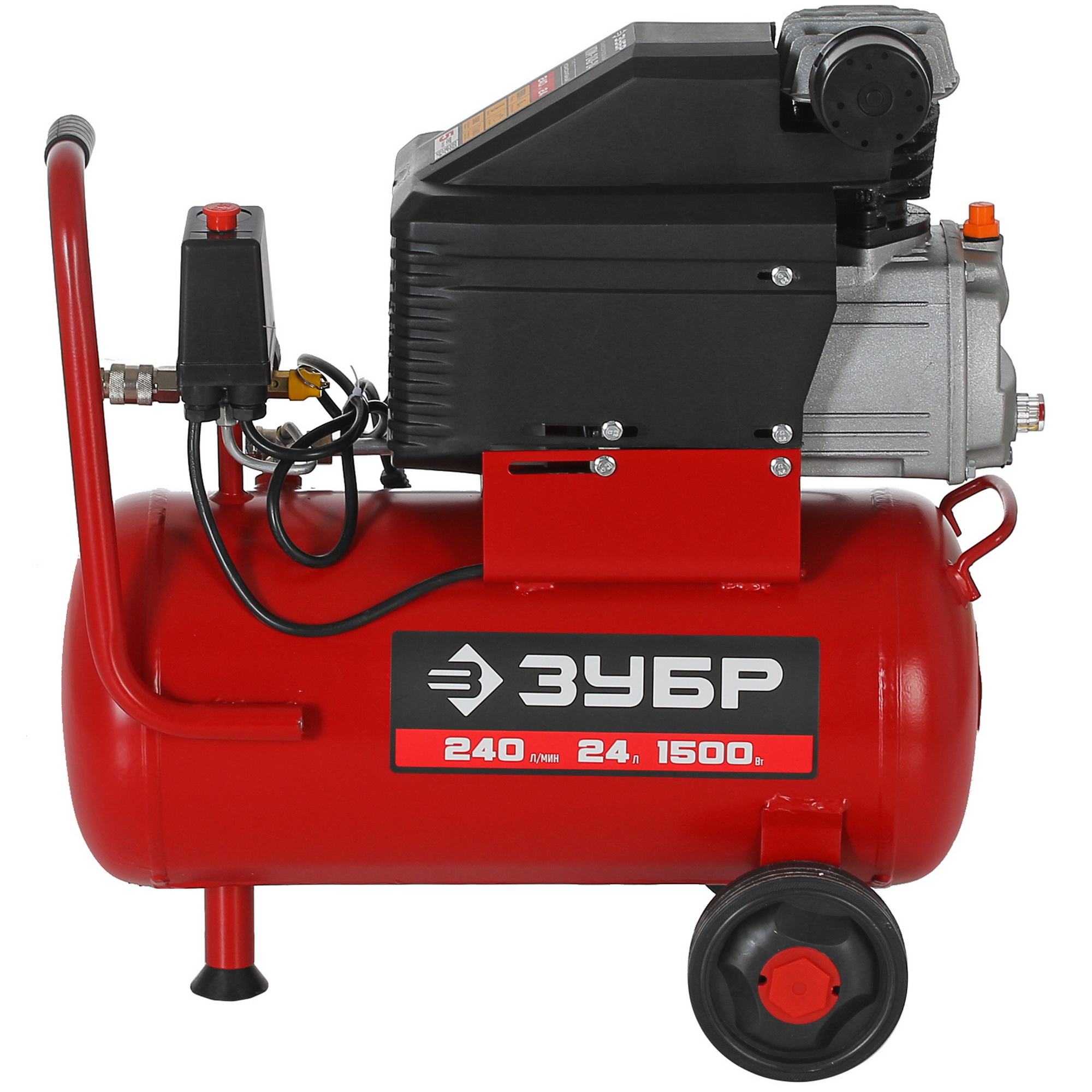 Компрессор поршневой масляный Зубр КПМ-240-24 5308099 STDN-0138253 - Вид №4