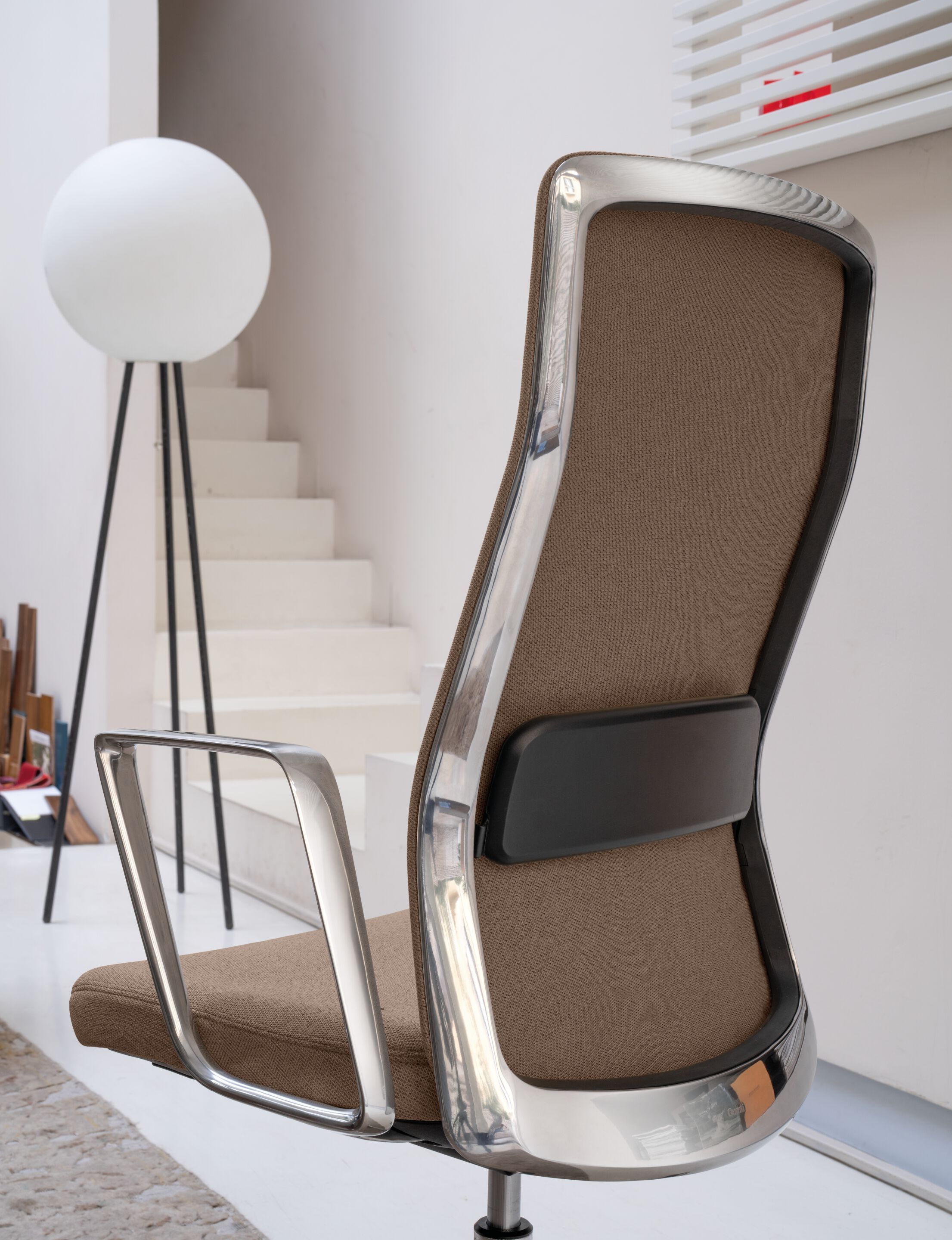 Тканевое регулируемое по высоте офисное кресло с колесами Quinti Sedute It's It ARCH-00127647 - Вид №5