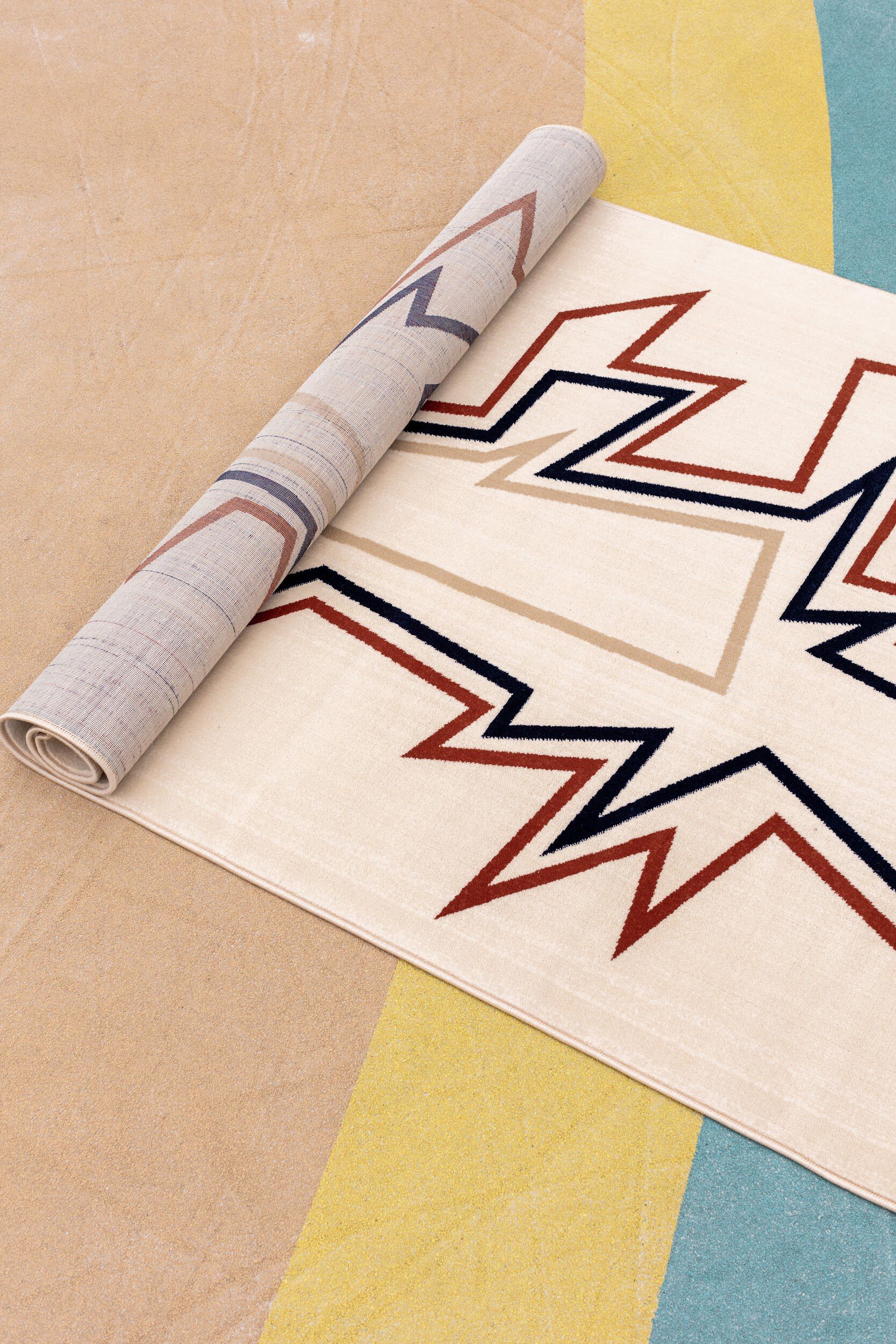 Прямоугольный ковер с рисунком из полипропилена Shishka Project EMOTIONS 1 ARCH-00119832 - Вид №2