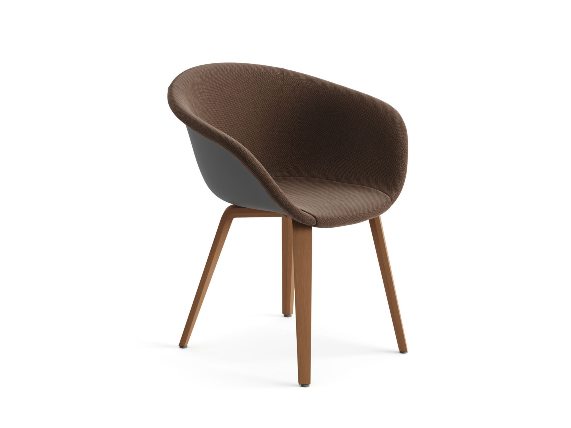 Стул с частично тканевой обивкой Arper Duna 02 ARCH-00020834 - Вид №1