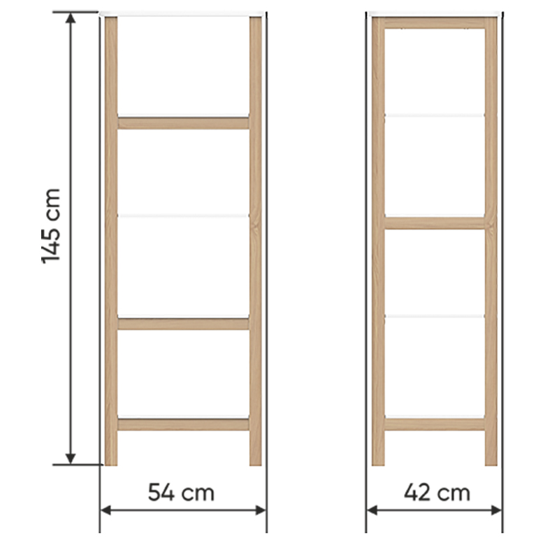Стеллаж открытый 42 см Classic белый ELLIPSE ELLIPSE CLASSIC 257704 Белый Santreyd  - Вид №1