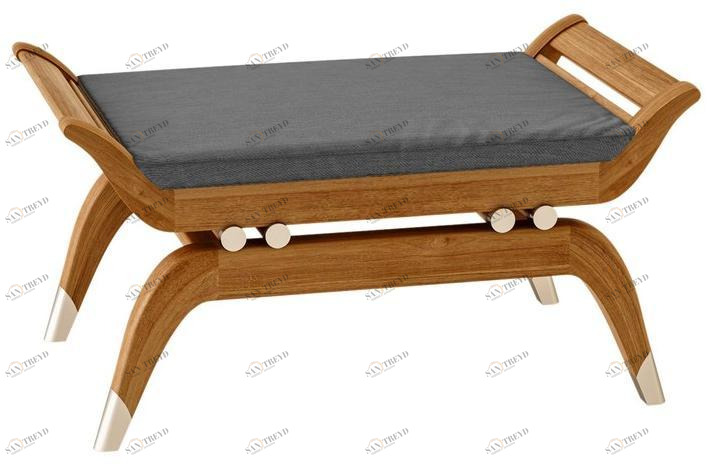 ASTELLO Садовый пуф из тика Jonquille Jq.stb.l1