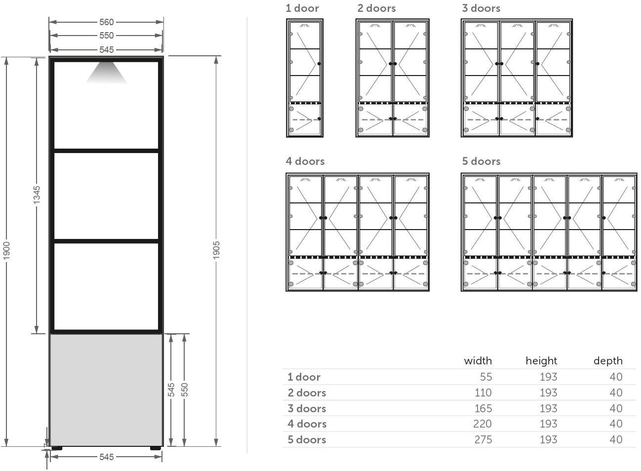 Joli Модульная керамическая витрина Cube sun-id-1502049 - Вид №2