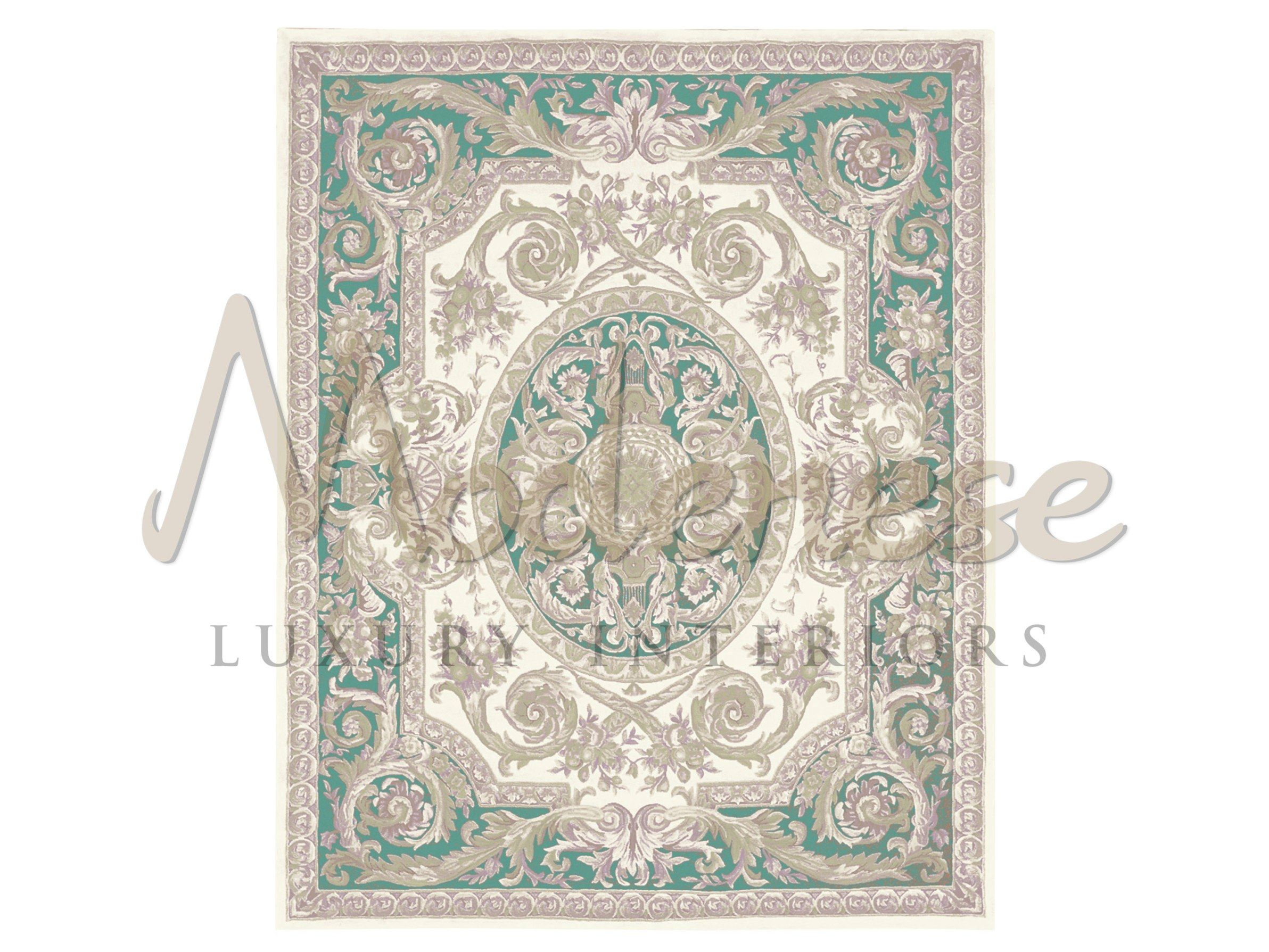 Шелковый прямоугольный ковер Modenese Luxury Interiors ковры и ковры ARCH-00082610 - Вид №4