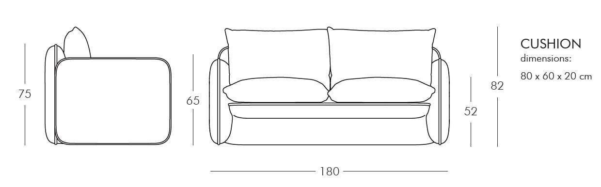 Полиэтиленовый садовый диван SLIDE ARCH-00105970 - Вид №13