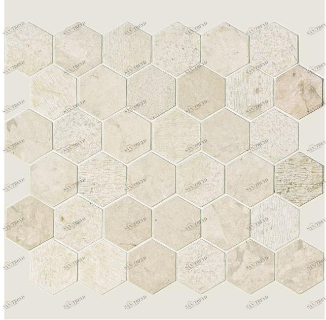 Ideamarmo Мраморная мозаика Esagonale Exg 602