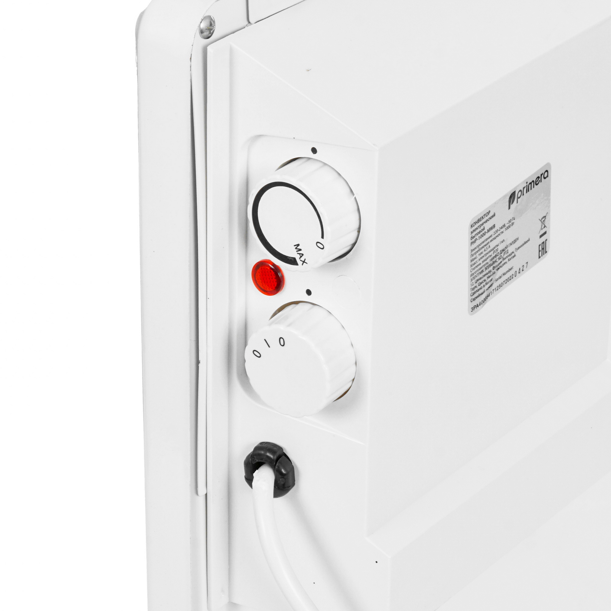 9929577 Конвектор Primera PHP-1000-MWB STDN-0148082 - Вид №3