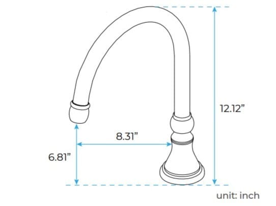 Латунный инфракрасный смеситель для раковины Fontana Showers B5081RB ARCH-00148811 - Вид №4