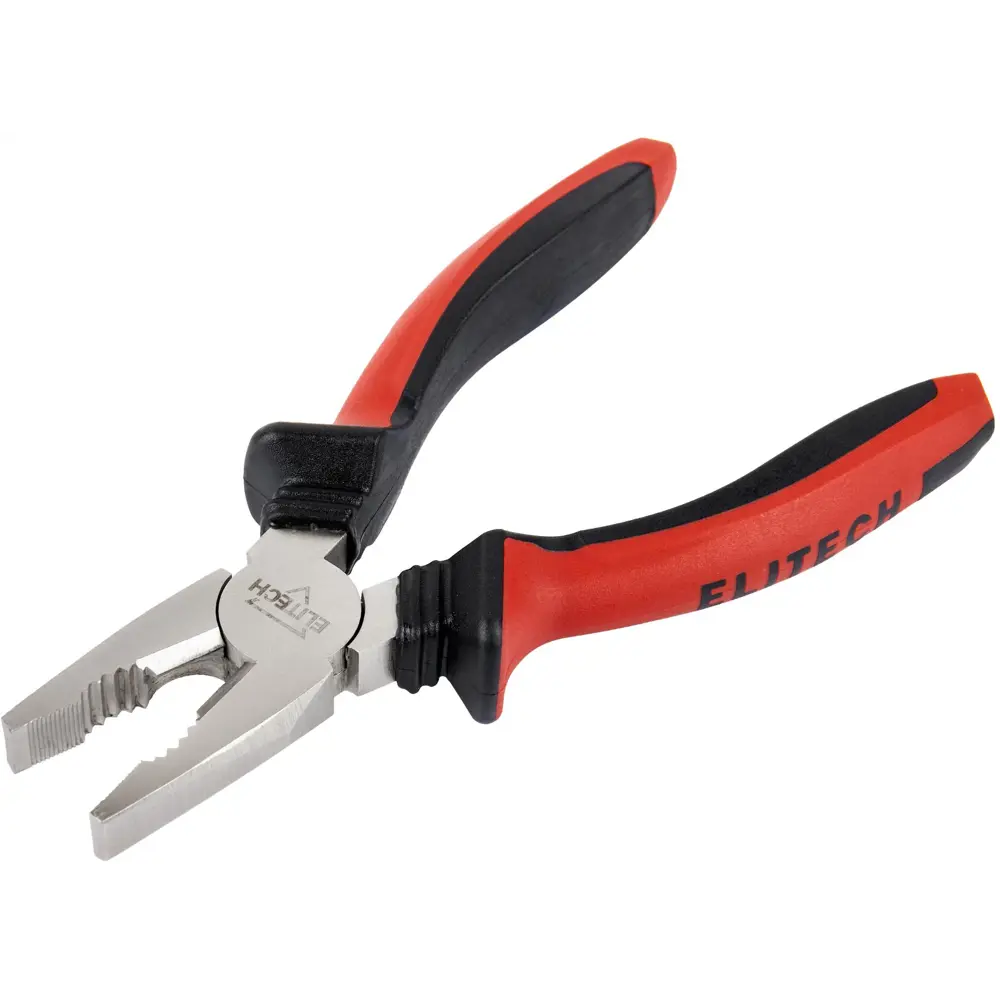 Плоскогубцы Elitech 180 мм для электромонтажных и слесарных работ 89407165 STLM-1572988 - Вид №1
