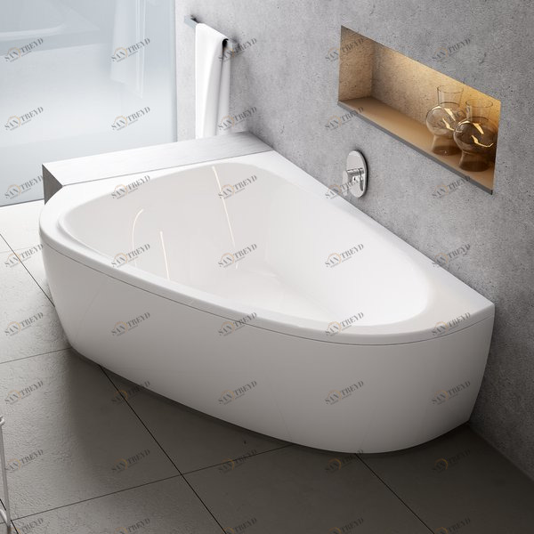 Ванна LOVE STORY II L белая Ravak C751000000