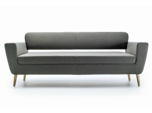 3-местный тканевый контрактный диван