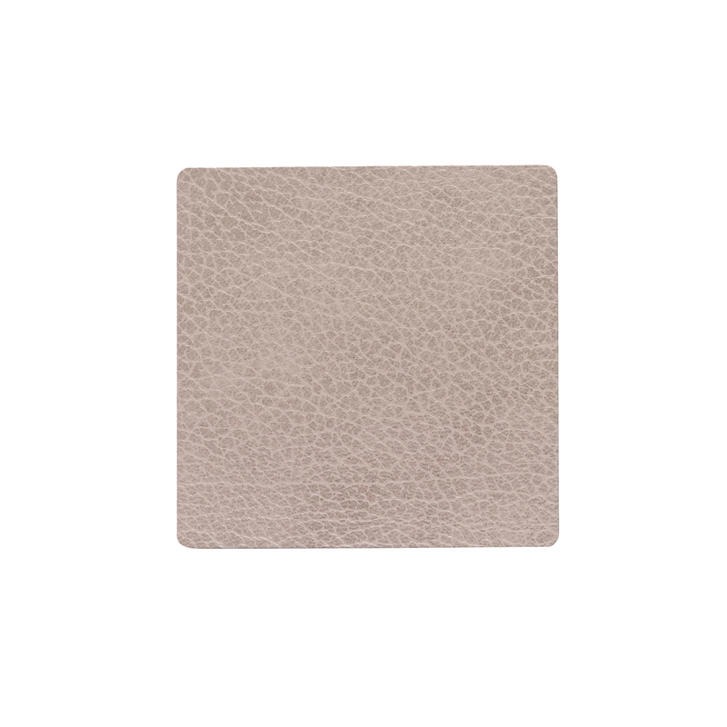 990264 BULL warm grey подстаканник квадратный 10x10 см, толщина 2мм;LIND DNA - Вид №1