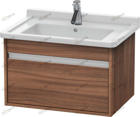 KT666307979 Ketho Тумбочка подвесная Орех натуральный, декор Duravit