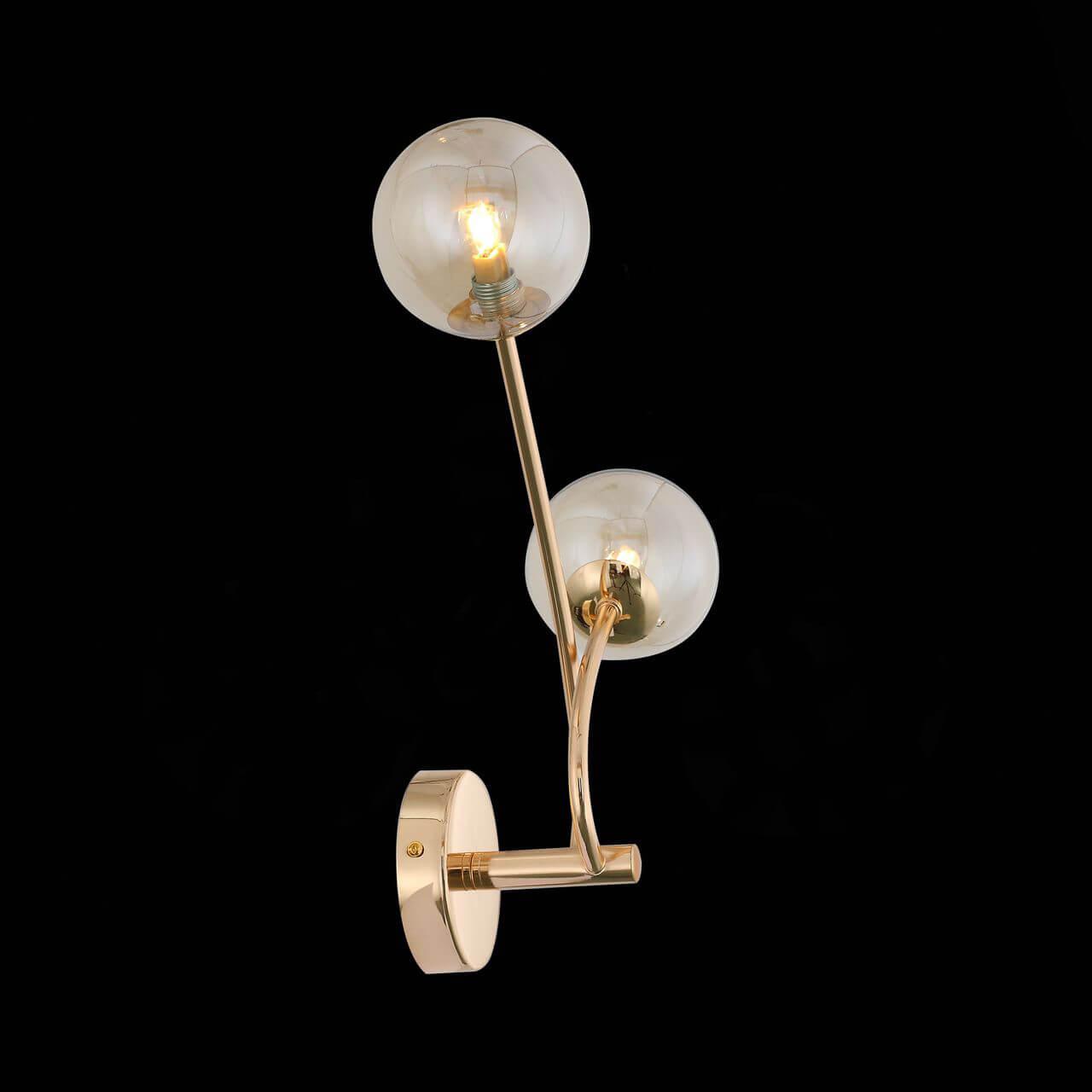 Бра галогеновое на 2 лампы золотое Parllaone SL435.201.02 ST LUCE PARLLAONE 00-3931359 Золото;прозрачный  - Вид №1