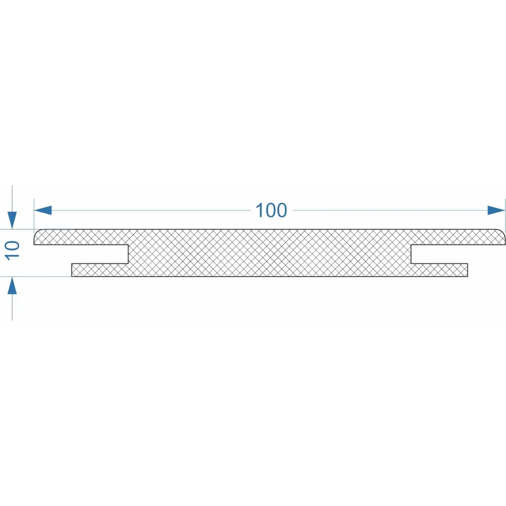 Дверной добор телескопический ELDORF Мейджик 2070×100×10 мм ПВХ серый 89404943 STLM-1569853 - Вид №2