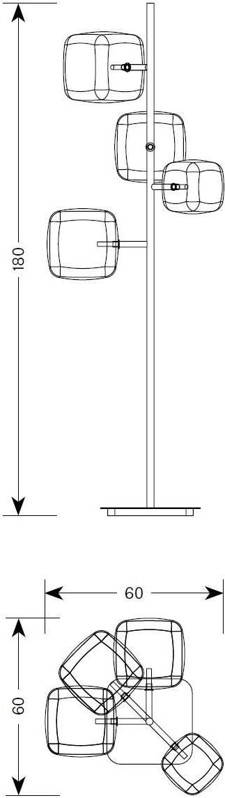 Tonelli Design Торшер Pyrex® led Hyperion sun-id-1395628 - Вид №1