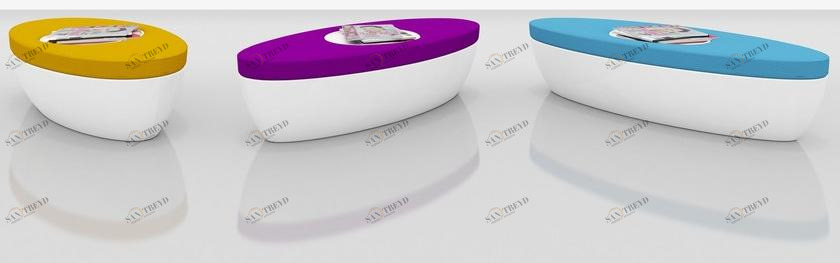 Tuna Ofis Пуф из мягкой ткани Streem sun-id-1413644