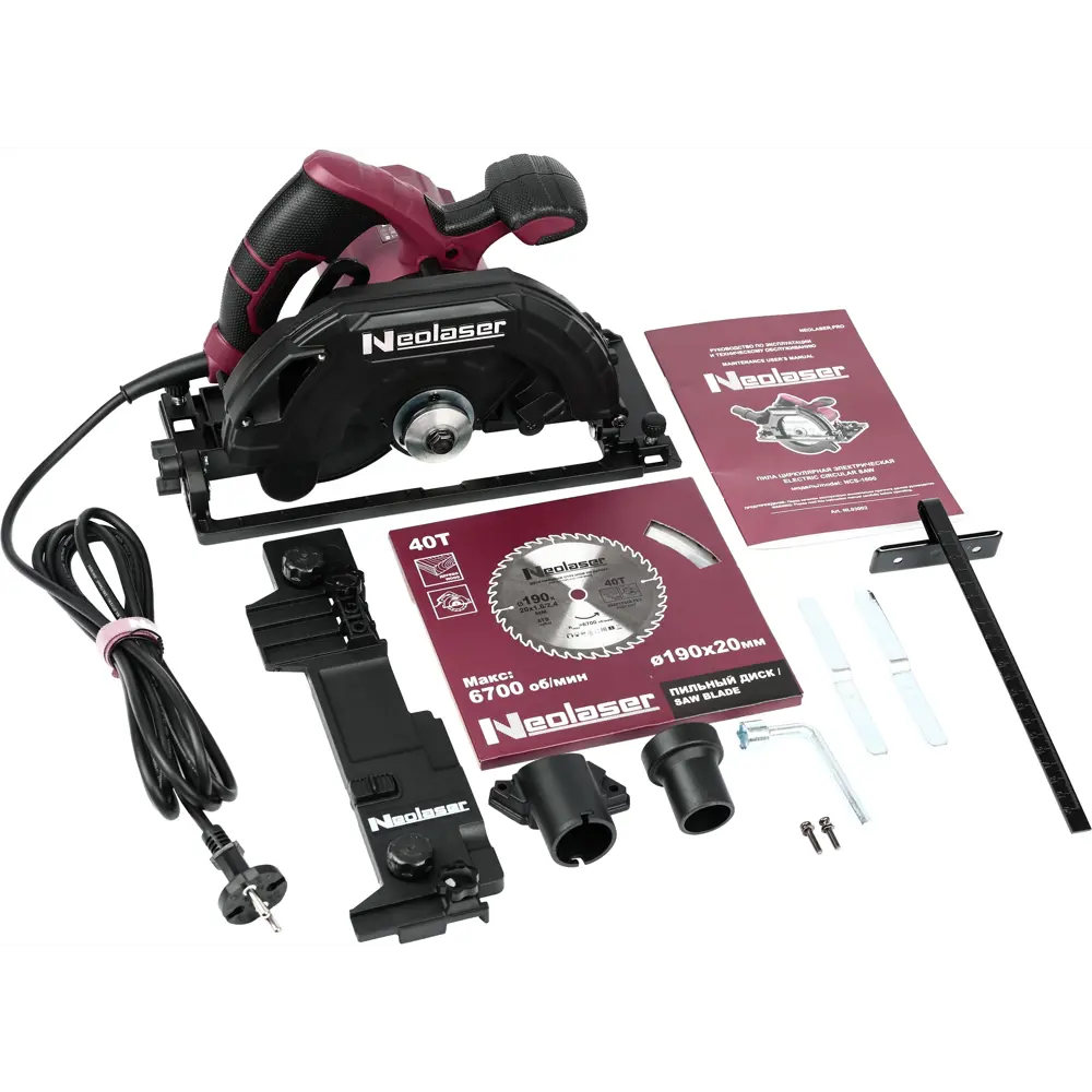 Циркулярная пила Neolaser NCS-1600 для профессиональной резки дерева 89409132 STLM-1566967 - Вид №1