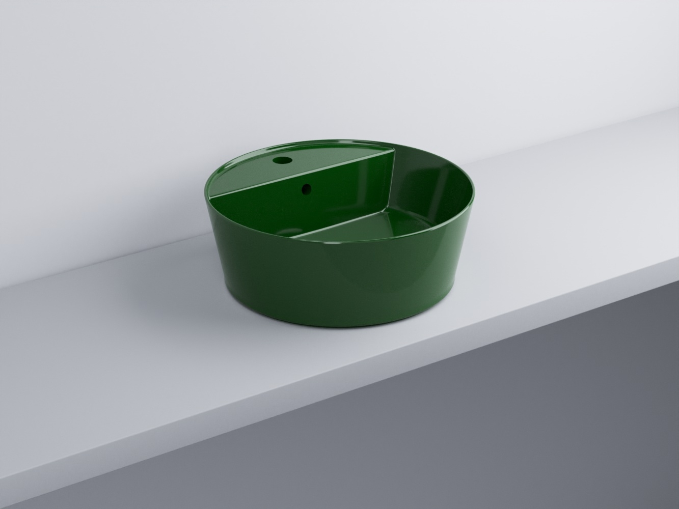 HALAT45-AL Раковина круглый Handy ø45 одно отверстие под смеситель cielo Le Bacinelle Ceramica Cielo