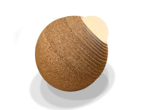 Открытый торшер из пробки