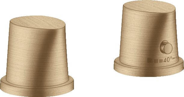 12422140 Термостатический смеситель для ванны на 2 отверстия AXOR STARCK ORGANIC