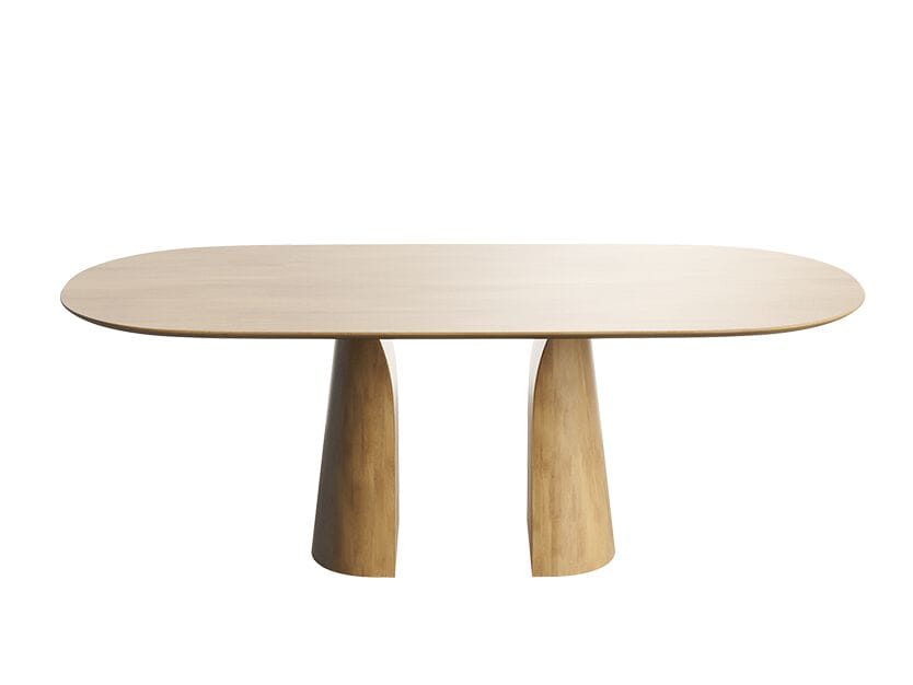 Овальный деревянный обеденный стол Mobitec BLOSSOM T0100 ARCH-00130208 - Вид №1