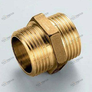 Ниппель    3/4"x3/4" латунь TIEMME 1500008