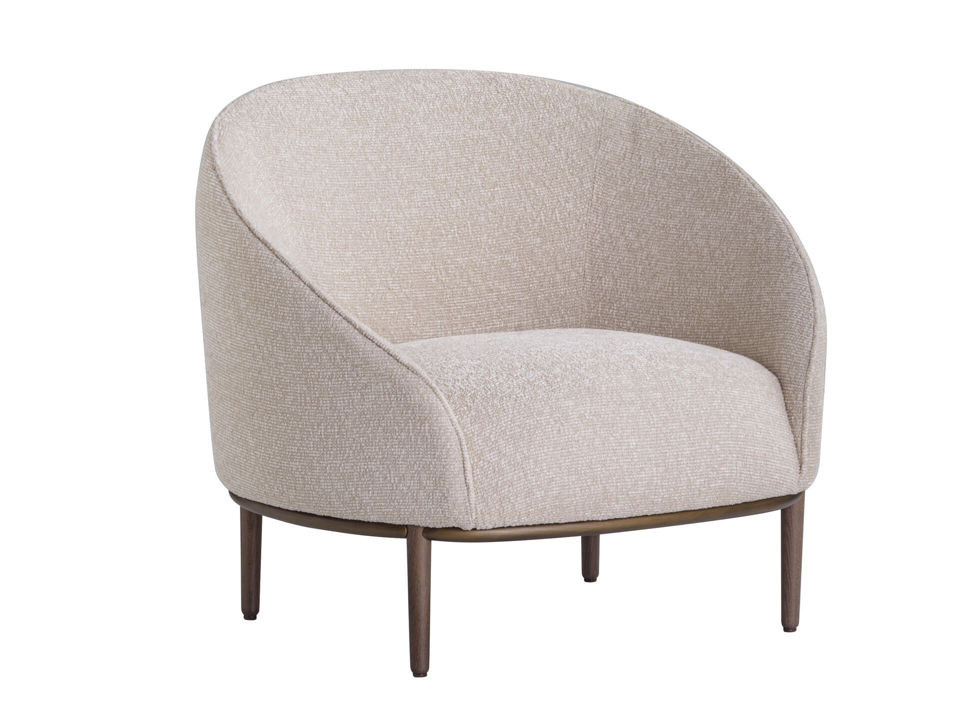 Тканевое кресло с подлокотниками Potocco Yoisho ARCH-00099066