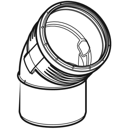 GEBERIT 390.320.14.1 Отвод Geberit Silent-PP  - Вид №1