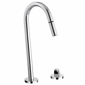 Graffio Смеситель для умывальника с керамическим картриджем, 2 отверстия, «touch». HO101