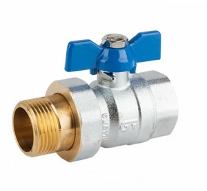 GENEBRE 3046 04 Ball valve with 2 pieces connector