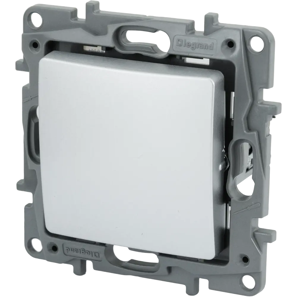 Выключатель Legrand Etika одноклавишный в алюминиевом исполнении 82201606 STLM-0021867