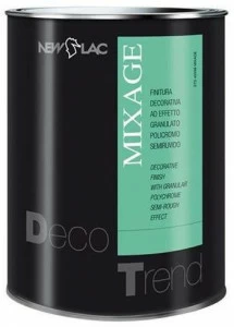 NEW LAC Полушероховатая полихромная гранулированная декоративная отделка Decorativi