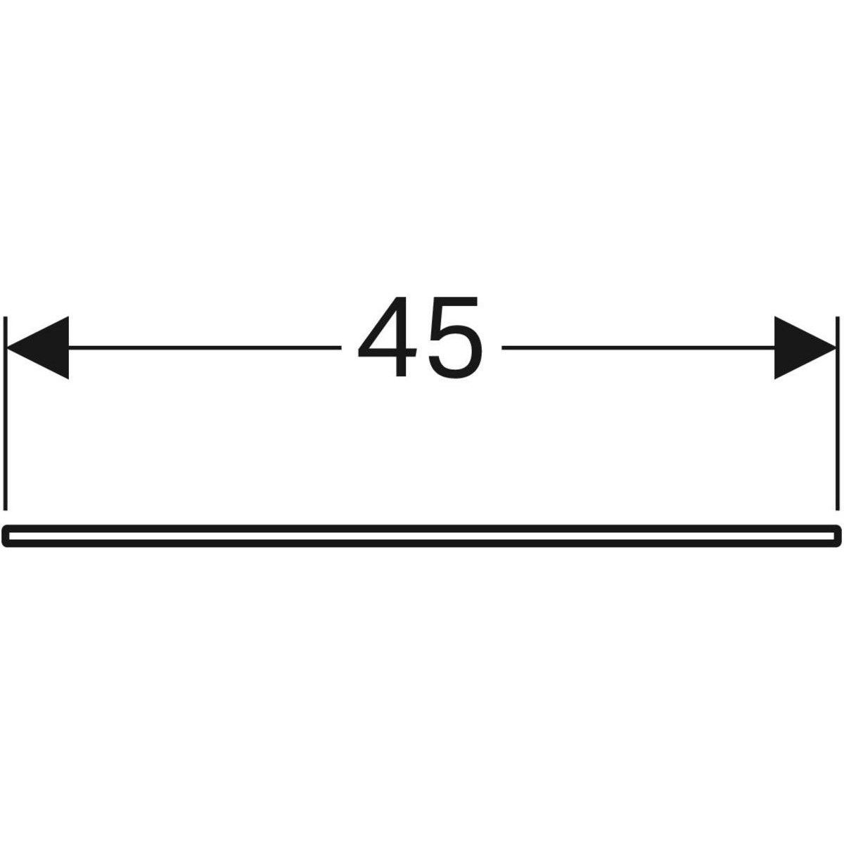 Стеклянная полка для ванной Geberit Xeno2 ARCH-00102462 - Вид №4