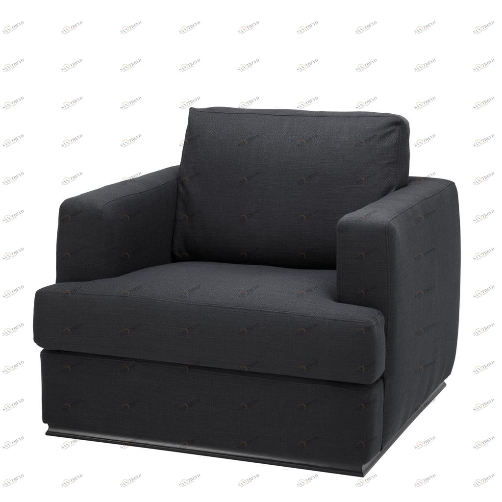 Стул Hallandale от Eichholtz Чёрный EICHHOLTZ ДИЗАЙНЕРСКИЕ, EICHHOLTZ 062290 Черный 