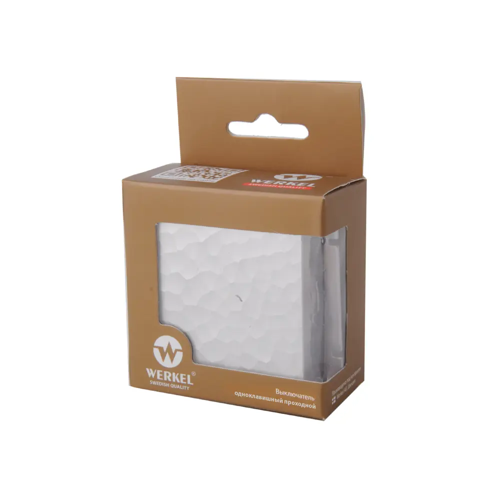 Выключатель проходной встраиваемый Werkel Hammer 1 клавиша цвет серебряный STLM-2035287 - Вид №2