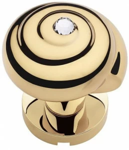 LINEA CALI' Дверная ручка из хромированной латуни с кристаллами swarovski® Shell mesh