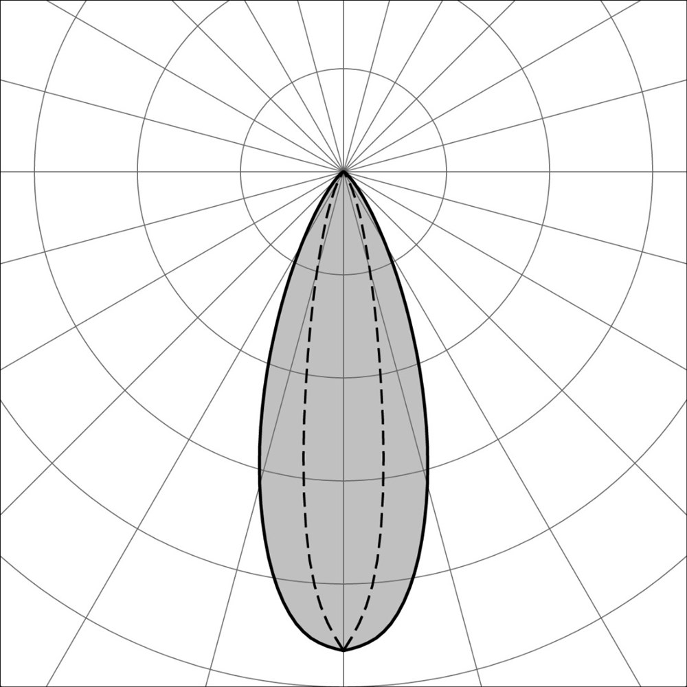 Tratto Wall 300 Ghidini Tratto Wall .05 Темно-Cерый (Матовый)  - Вид №3