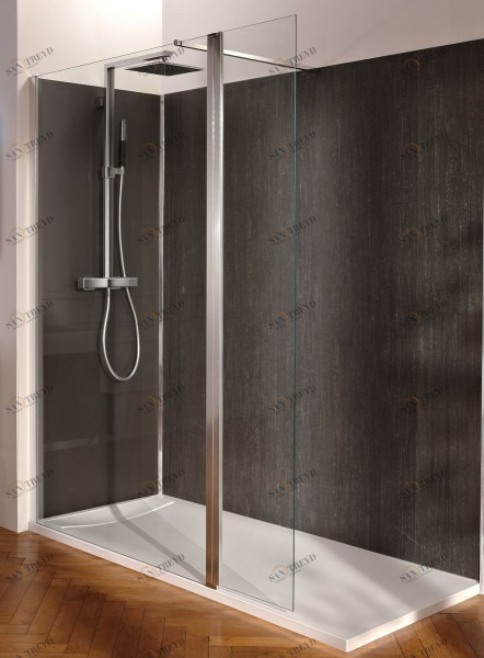 C22WP90-GA Фиксированное душевое ограждение с поворотной панелью Jacobdelafon CONTRA Santreyd